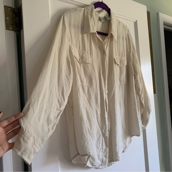 Silk Chicos Button Up Blouse 2 - Picture 5 of 11